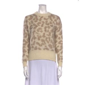 Sezane animal print jumper